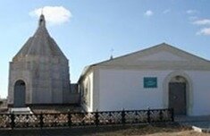The museum of the famous Kazakh poet Kokbai Zhanataev is situated in the area Takyr of the East Kazakhstan region. The museum was opened in the mosque-medrese in 1997 and it is a branch of the National Park Museum of Abay.